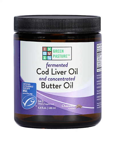 Fermented Cod Liver Oil & Concentrated Butter Oil Blend, 6.4 oz.