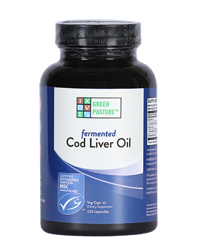 Fermented Cod Liver Oil, Non Gelatin Capsules (120)
