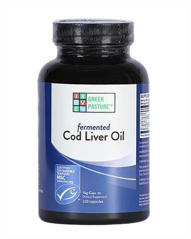 Fermented Cod Liver Oil, Non Gelatin Capsules (120)